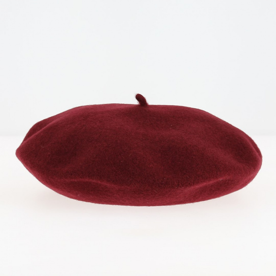 Trendy burgundy beret Flora Laine Trendy burgundy beret Flora Laine
