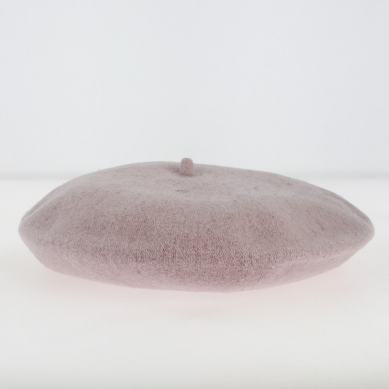 Béret Tendance rose Flora Laine Béret Tendance rose Flora Laine