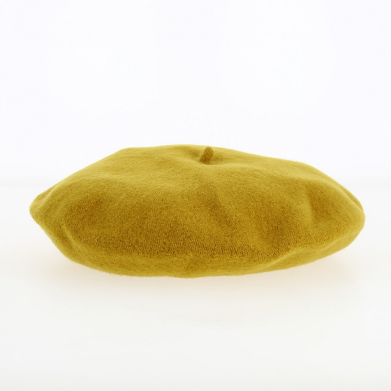 Mustard trend beret Flora Laine Mustard trend beret Flora Laine