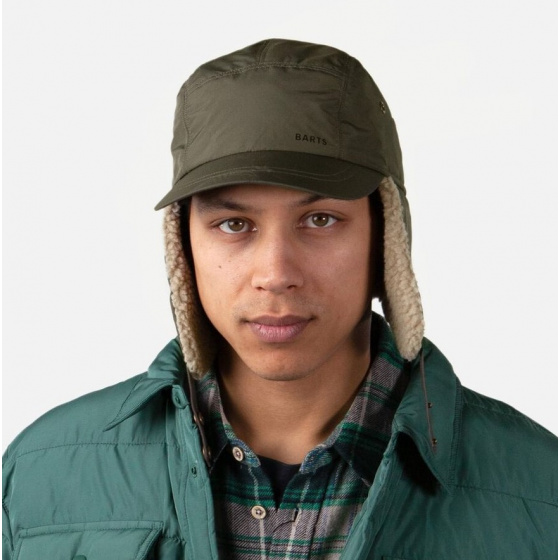 Boise Black Ear Flap Cap - Barts