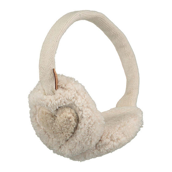 Child Heart Ear Muffs Beige - Barts