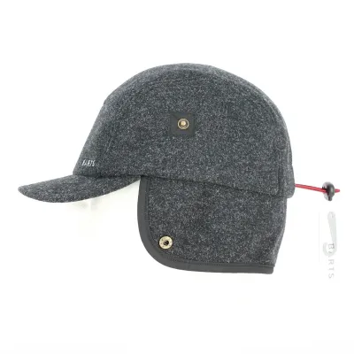 Deltana 5 Panel Earflaps Black - Barts