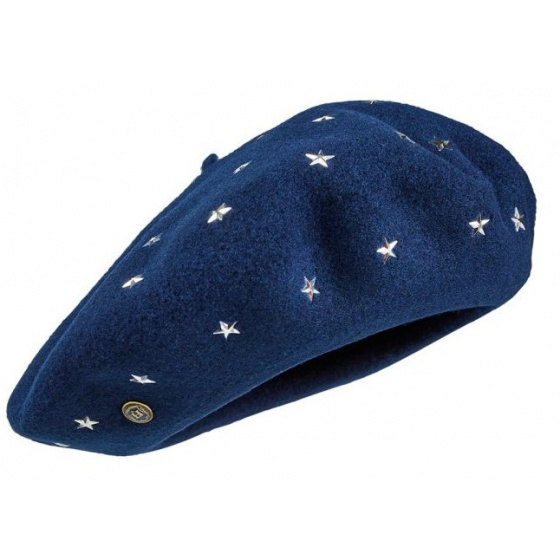 Hachiman Navy Blue Star Beret - Laulhère