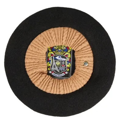 Béret Parisienne Lys Laine Noir - Laulhère