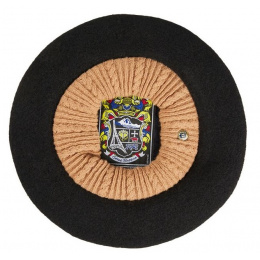 Parisian Beret Lys Wool Black - Laulhère