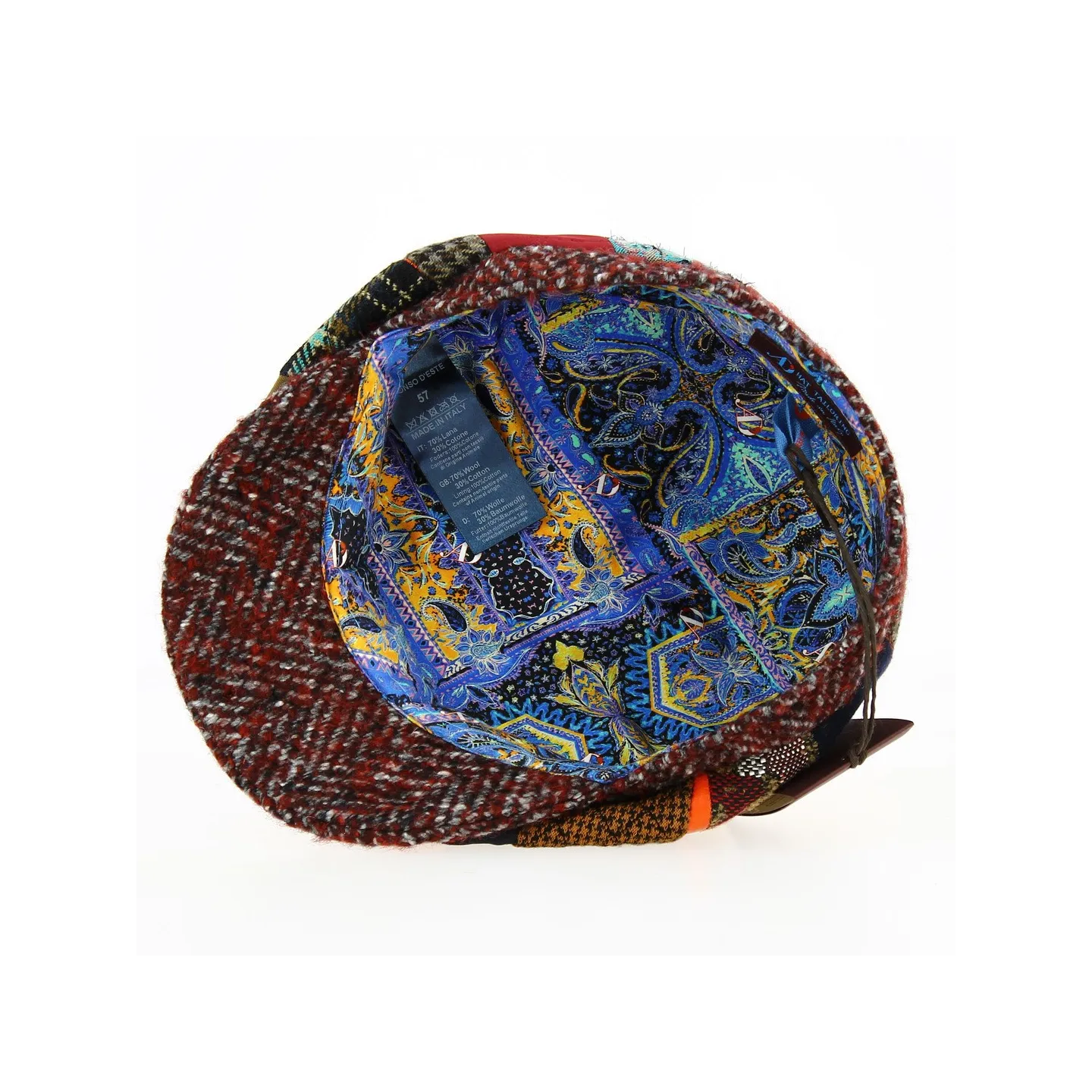 Casquette Hatteras Sanremo Patchwork Laine  - Traclet