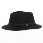 Chapeau traveller en laine noir - Traclet