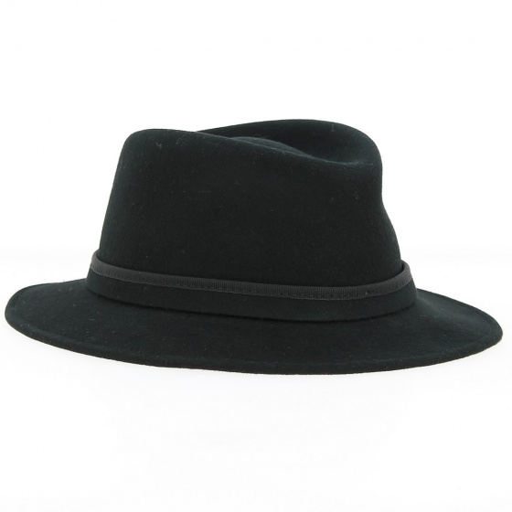 Chapeau traveller en laine noir - Traclet Chapeau traveller en laine noir - Traclet