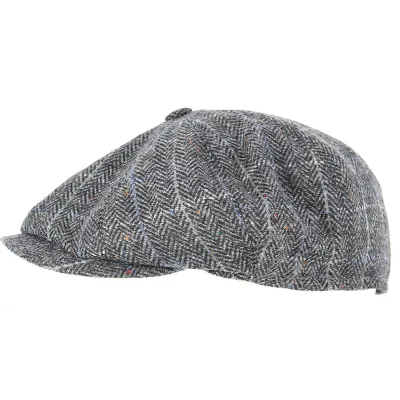 Casquette Arnold Laine Gris & Bleu - Traclet