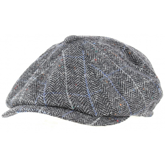 Arnold Wool Grey & Blue Cap - Traclet