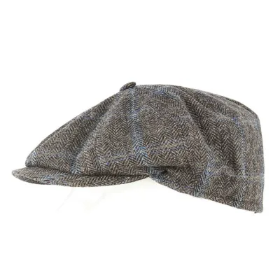 Arnold Wool Chevron Brown & Blue Cap - Traclet