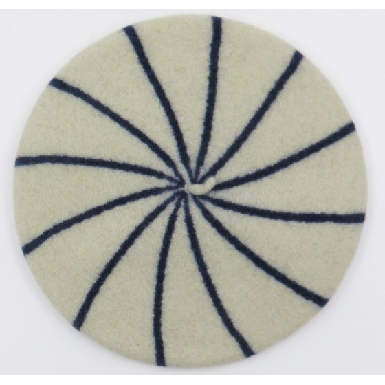 Kids Navy Striped Beret - The French Beret