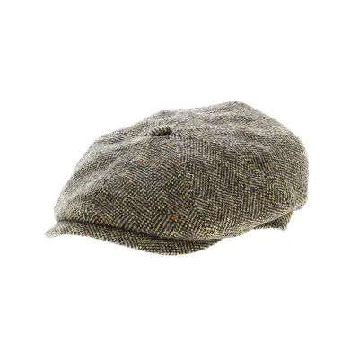 Casquette Arnold Chevron - Chinée Marron & Beige - Traclet