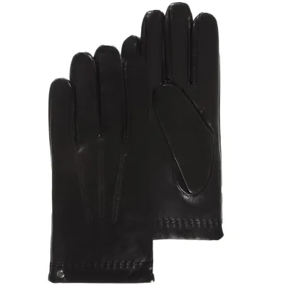 Men's Leather Gloves Lined with Silk & Cashmere - Isotoner Reference: 15082 | Traclet Hat Shop