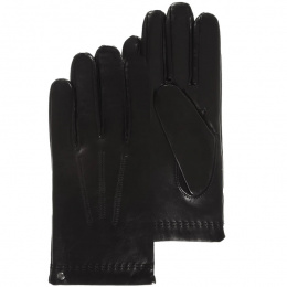 gant cuir doublé soie et cachemire isotoner