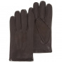 Men's Leather Gloves Lined with Silk & Cashmere - Isotoner