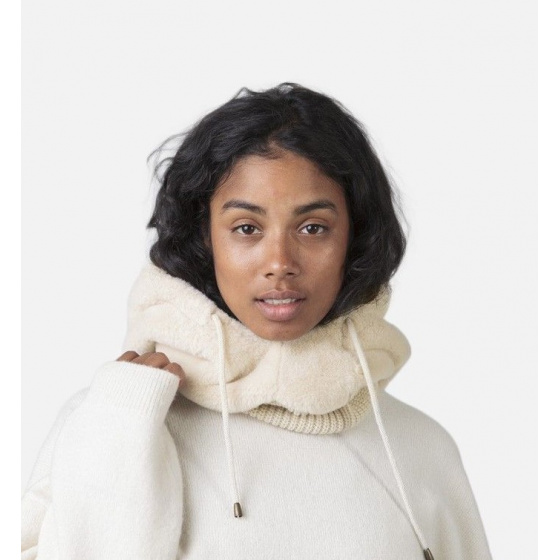 Karlini Hooded Scarf in Cream - Barts