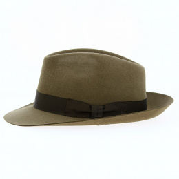 Fedora Gabin Shaved Felt Whisky Hat - Crambes