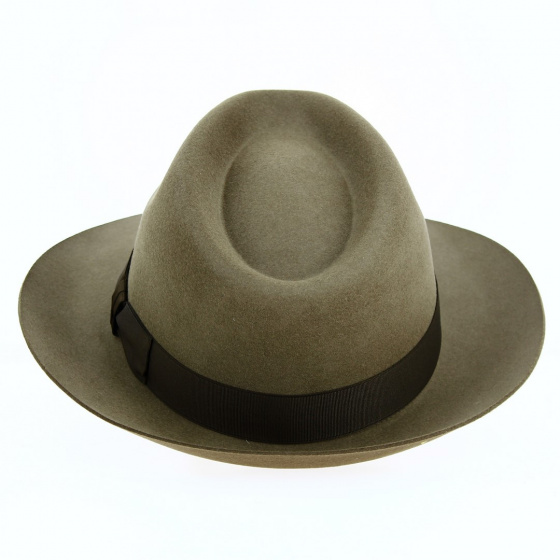 Fedora Gabin Shaved Felt Whisky Hat - Crambes