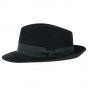 Fedora Gabin Shaved Felt Hat Black - Crambes