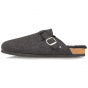 Men's Grey Marl Mule Slippers - Isotoner