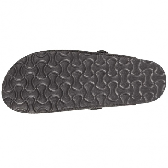 Chaussons Mules Femme Gris Chiné - Isotoner Chaussons Mules Femme Gris Chiné - Isotoner