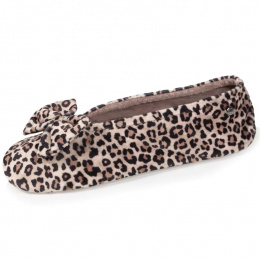 Women's Ballet Slippers Panther Bow - Isotoner