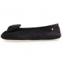 Women's Ballet Slippers with Black Bow - Isotoner