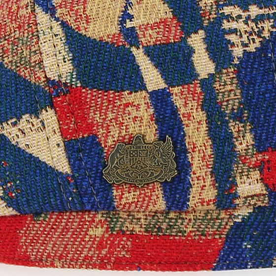 Hatteras Wool Cap Red and Blue - Stetson