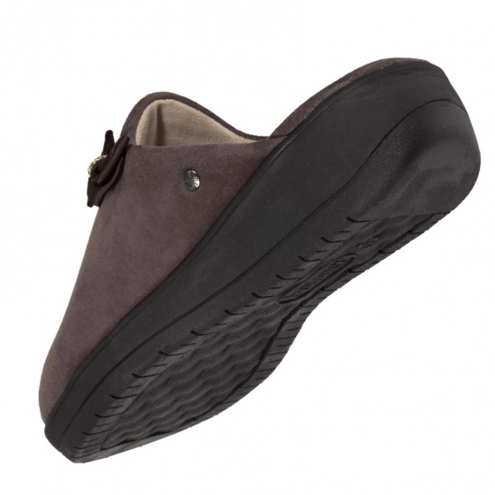 Women's Mule Slippers with EVERYWEAR™ Sole Taupe - Isotoner Women's Mule Slippers with EVERYWEAR™ Sole Taupe - Isotoner