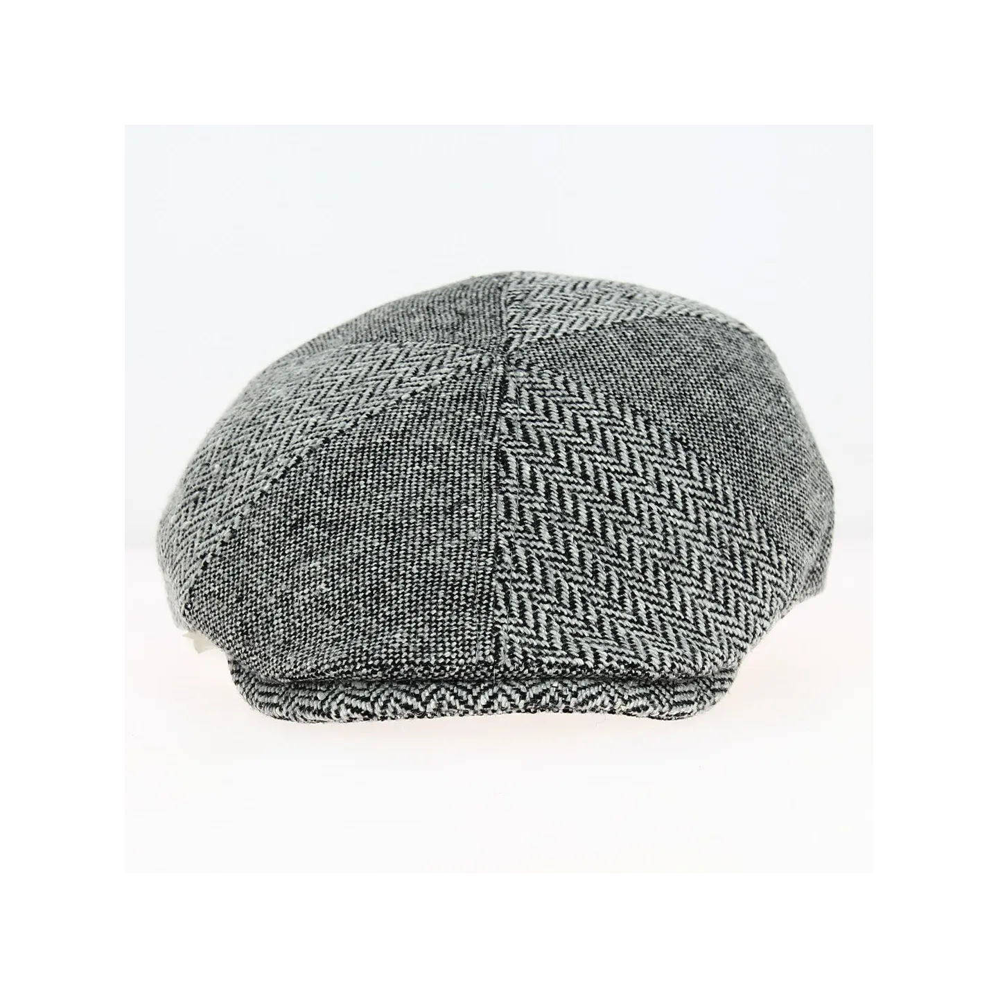 Oxford Flat Cap Wool and Silk Grey - Traclet