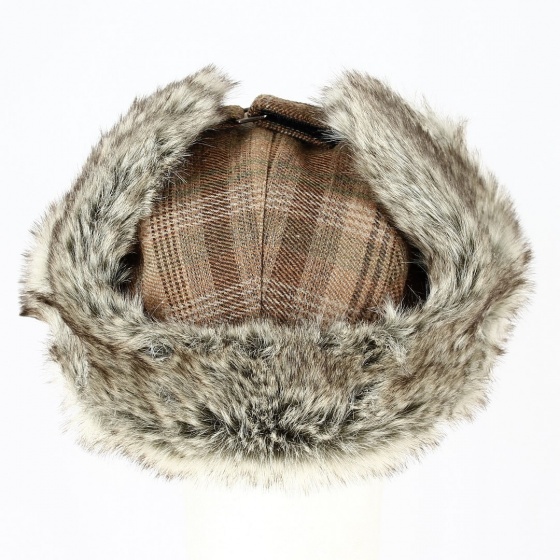 Chapka Josh Trapper Faux Fur Brown - Traclet