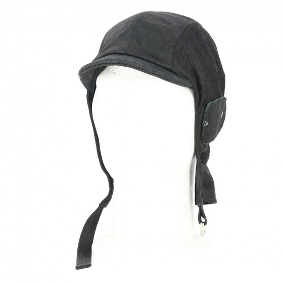 Casque auto Cuir Noir - Traclet