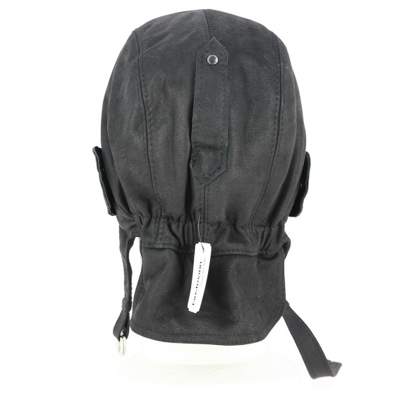 Casque auto Cuir Noir - Traclet