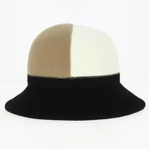 Chapeau cloche Feutre Laine Noir - Traclet