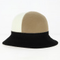 Cloche hat Felt Wool Black - Traclet