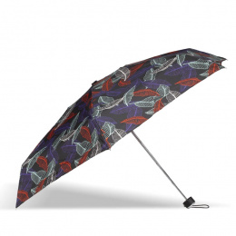 5 section ultra slim steel umbrella -Isotoner