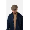 Oslo Flat Cap Chevron Brown Wool - Barts