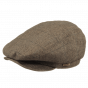Oslo Flat Cap Chevron Brown Wool - Barts