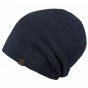 Long Coler Blue Navy Beanie - Barts