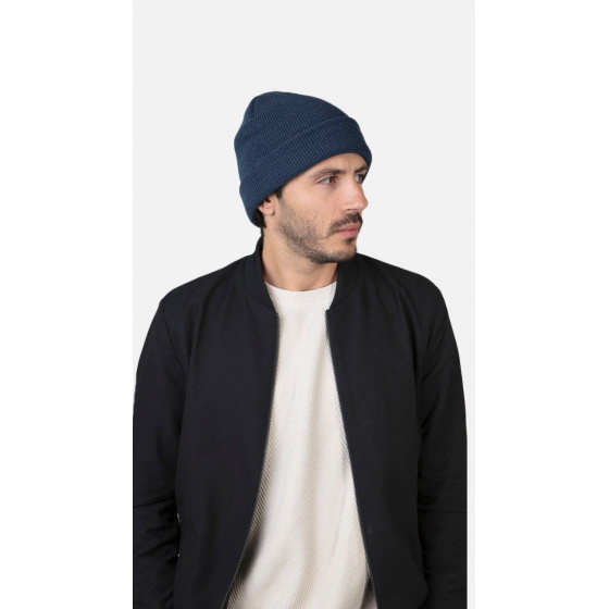 Long Coler Blue Navy Beanie - Barts