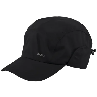 Shizou 5 Panel Black Earflaps - Barts