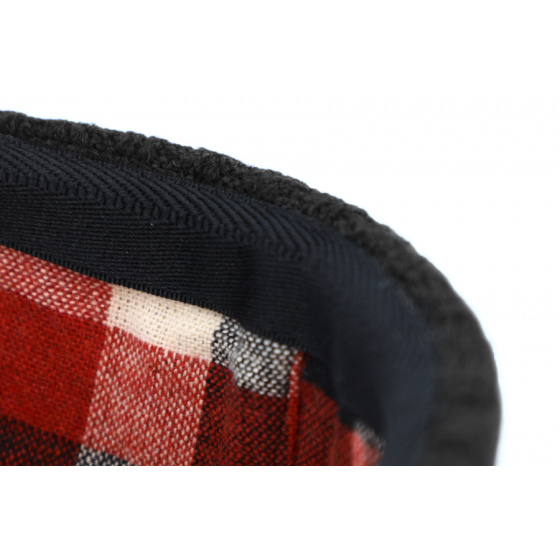 Bonnet Docker à Revers Baia Laine Anthracite - Traclet