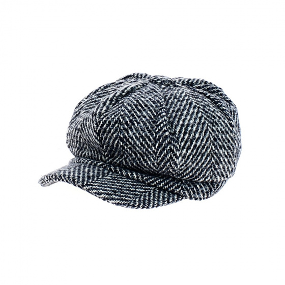 Cap Gavroche Chevrons blue navy - Traclet Cap Gavroche Chevrons blue navy - Traclet