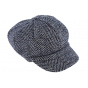 Casquette Gavroche Clèves Chevrons Marine  - Traclet