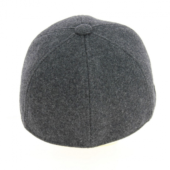 Anthracite Baseball Cap made in France - Crambes