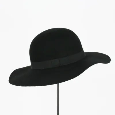 Black felt capeline - Traclet