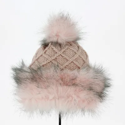 Tania pink pompon hat - Starling