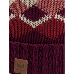Pompon hat Abiso Bordeaux - Pipolaki