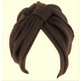 Sophie Chemotherapy Turban Cotton Brown - Traclet